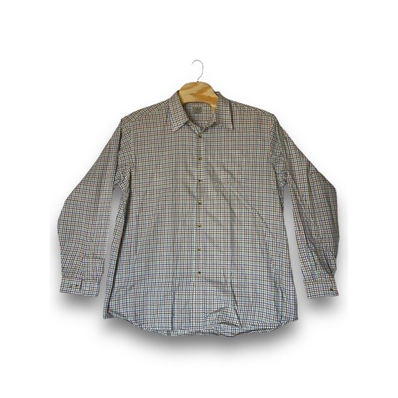 LL Bean Men's 2XLT Tall Traditional Fit Plaid Shirt - Long Sleeve Button-Up - Picture 1 of 11